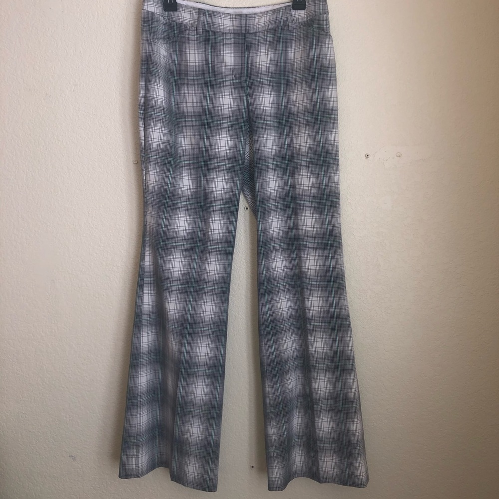 Plaid Flare Pants